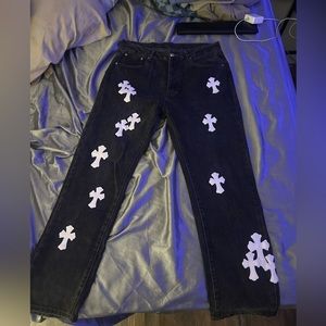 Chrome heart jeans